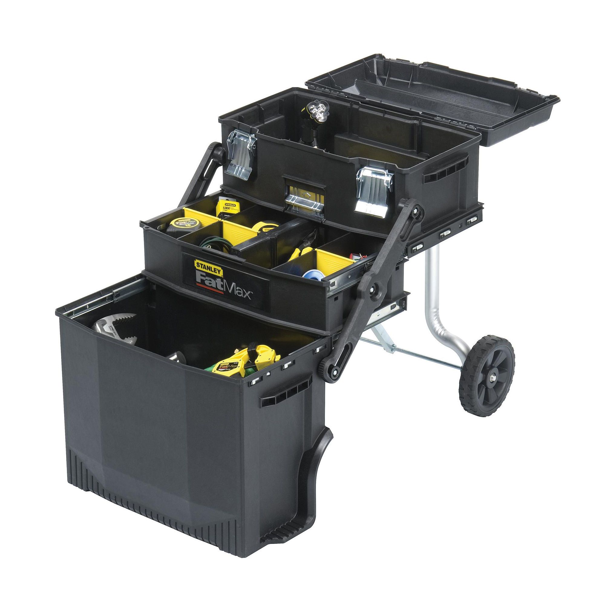 Rolling Tool Box - Stanley Fatmax - 4 in 1 - Black from STANLEY