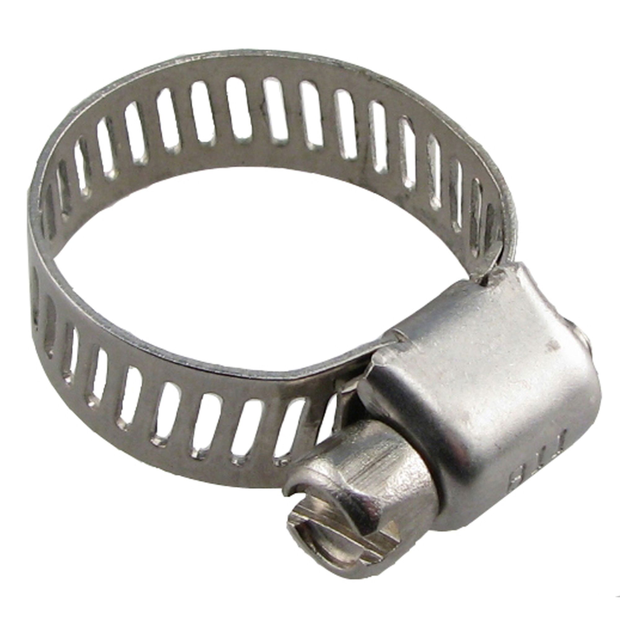 Stainless steel hose clamp with screw from BOSHART INDUSTRIES