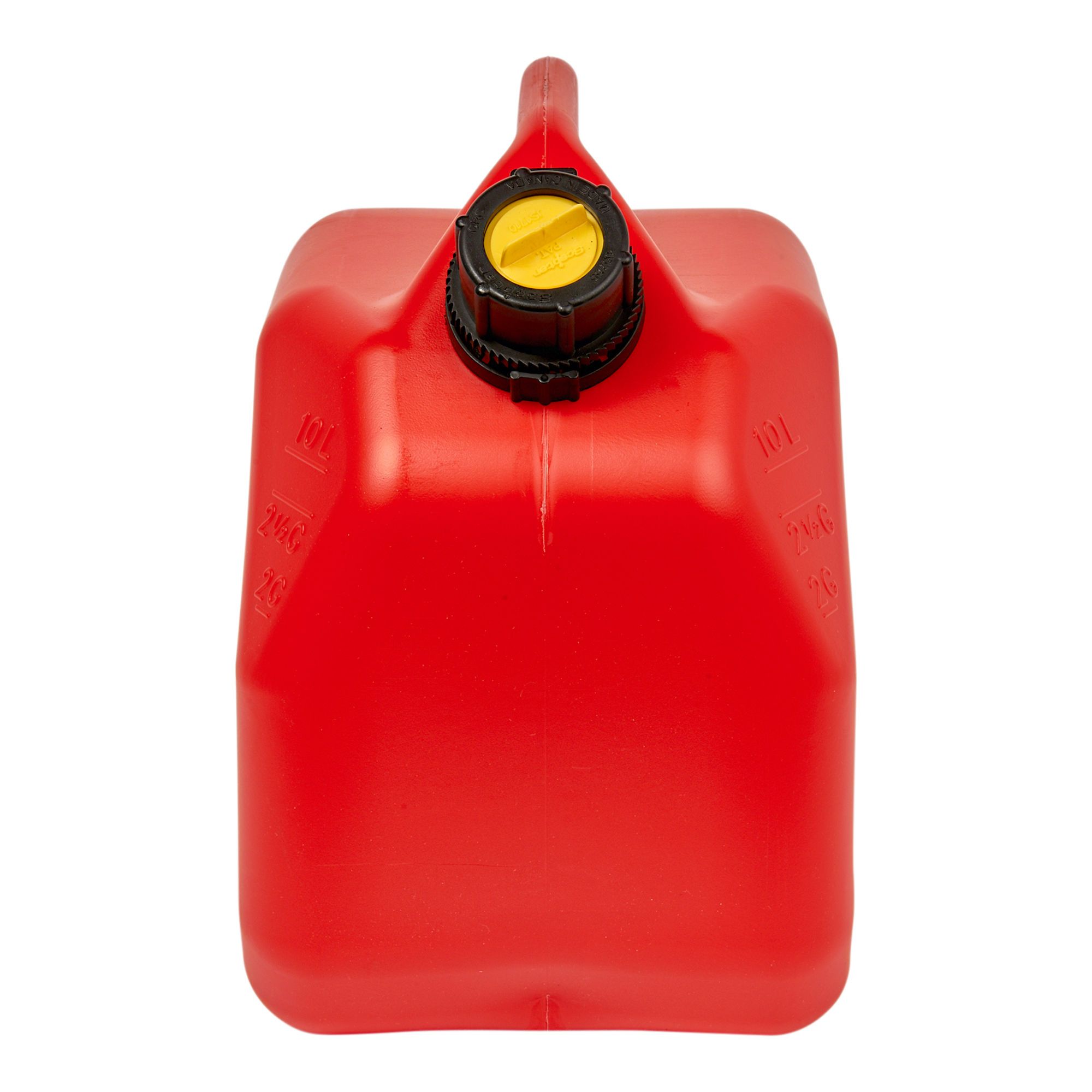 Bidon d'essence Minalco - métal 10 L - horizontal - rouge