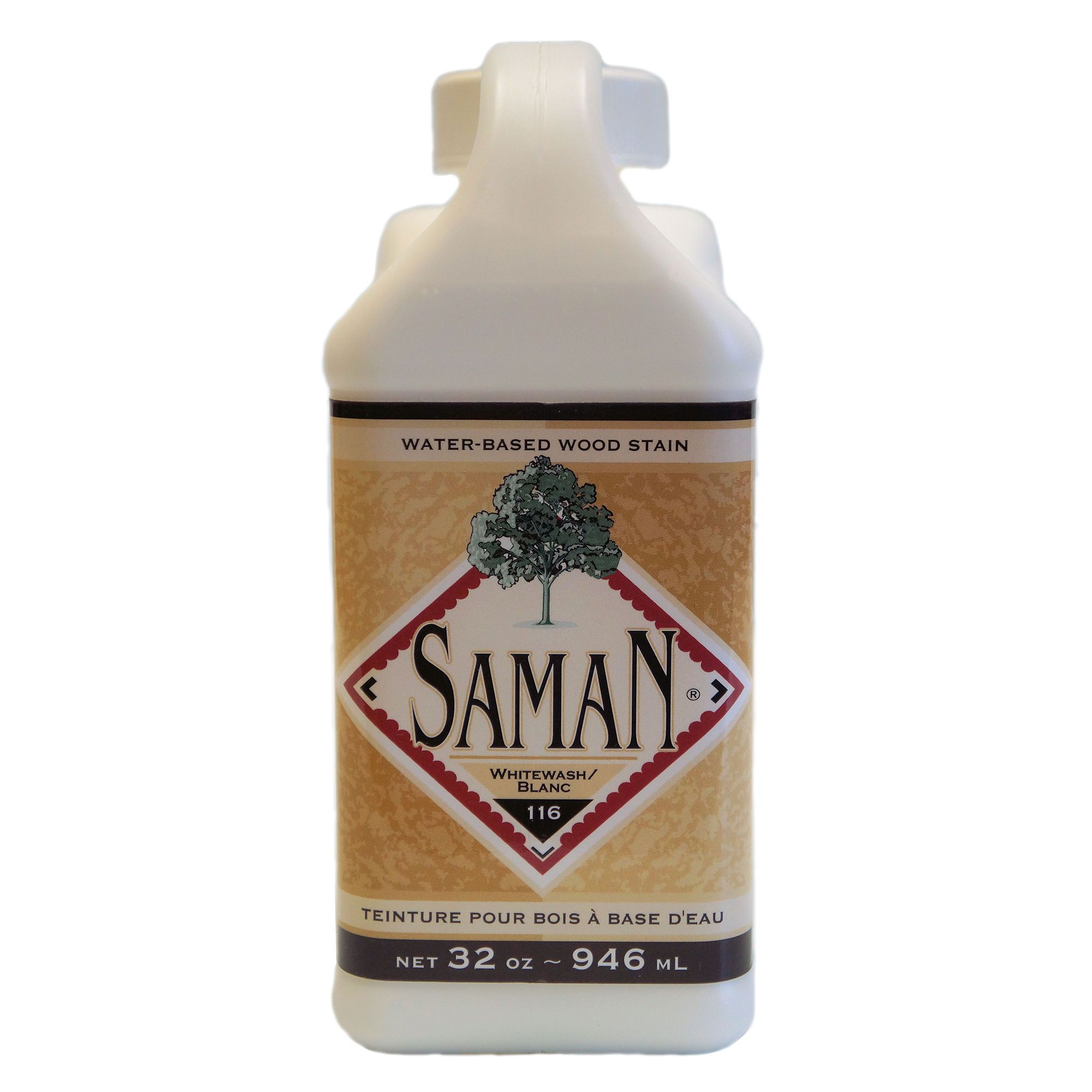 Teinture SAMAN, blanc, 946 ml de SAMAN