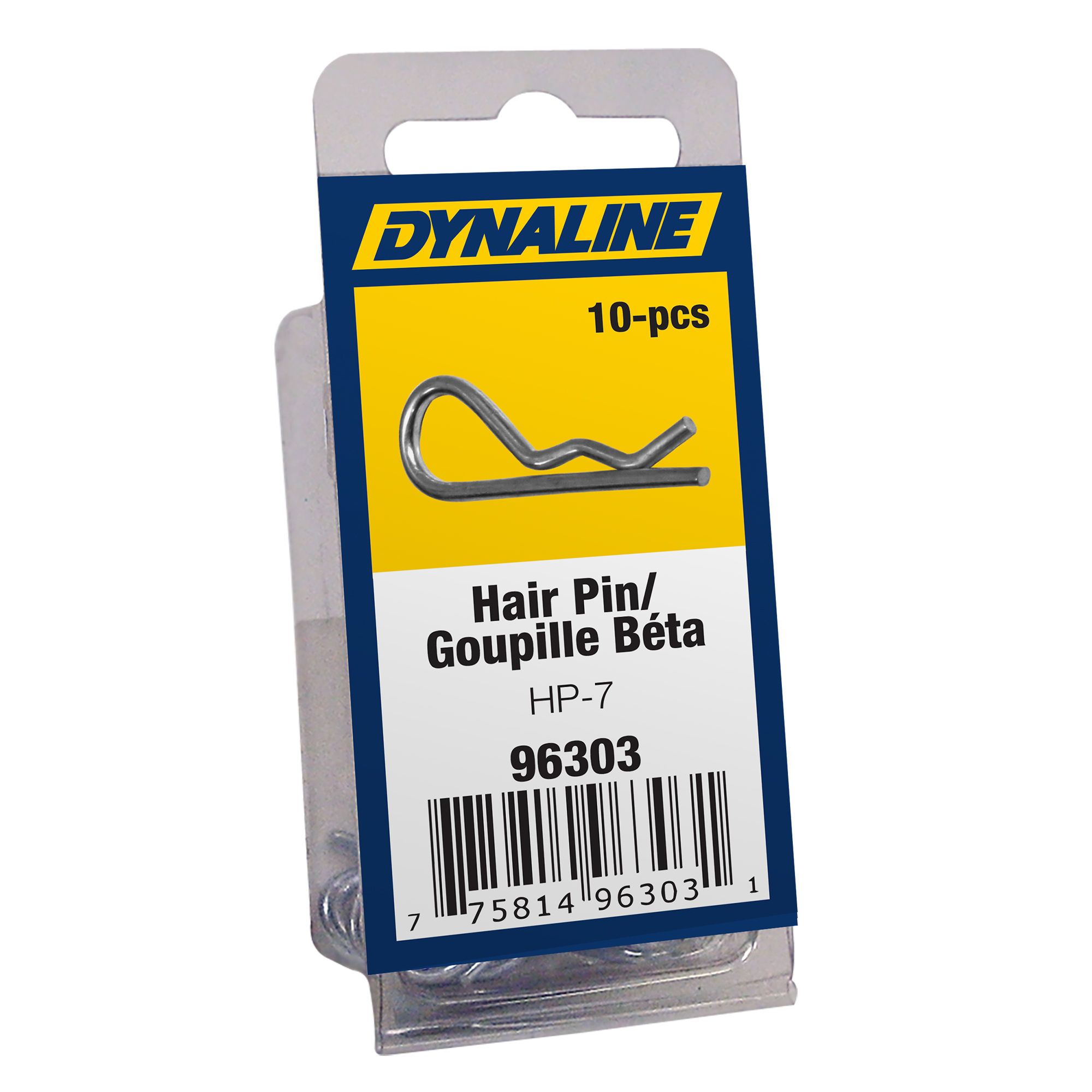 Hair Pin Clips - Internal - HP-7 - 10/Pkg - 3/32 x 2 5/16 from