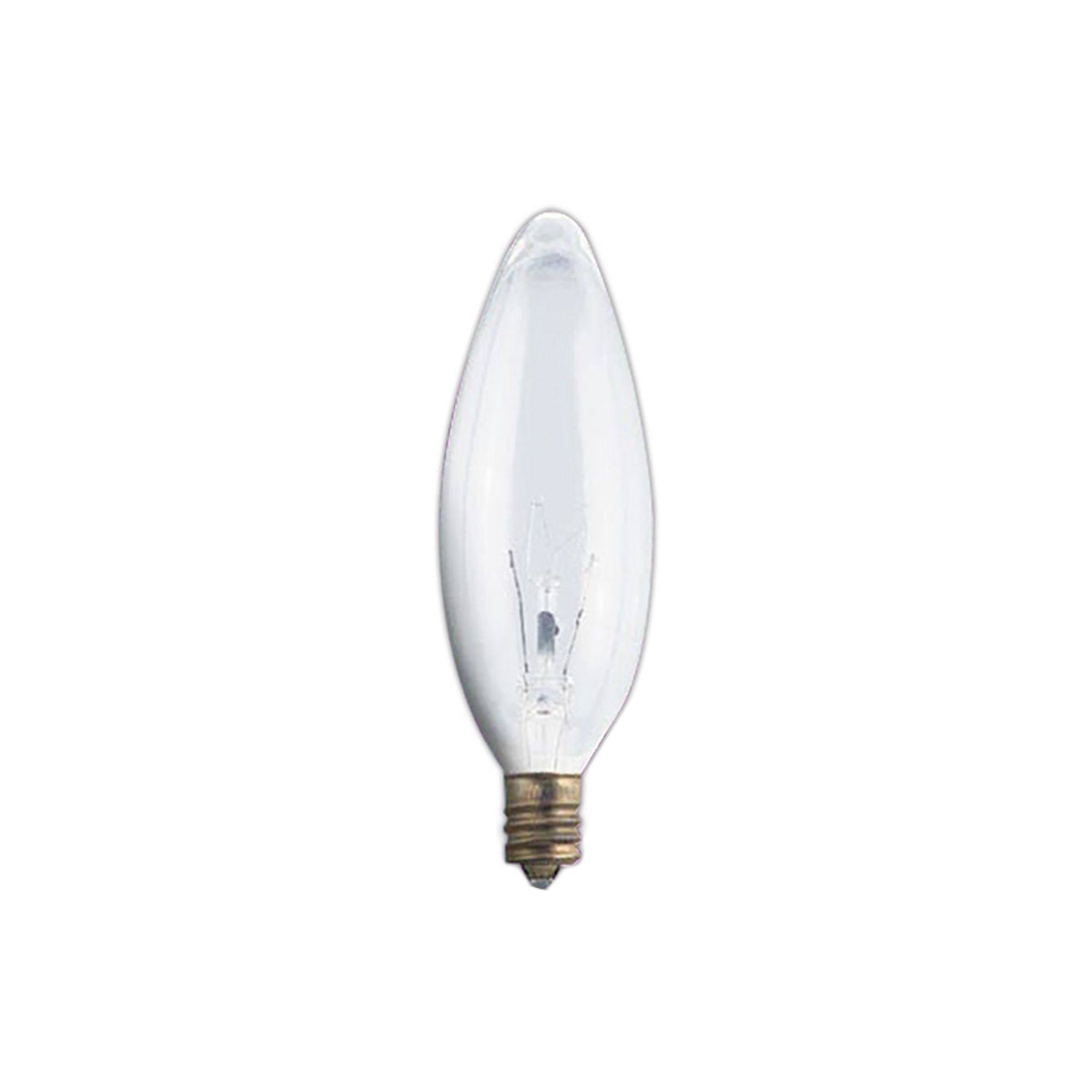 Ampoule incandescente, B10, chandelier, claire, blanc doux, 25 W, 2/pqt de  XTRICITY