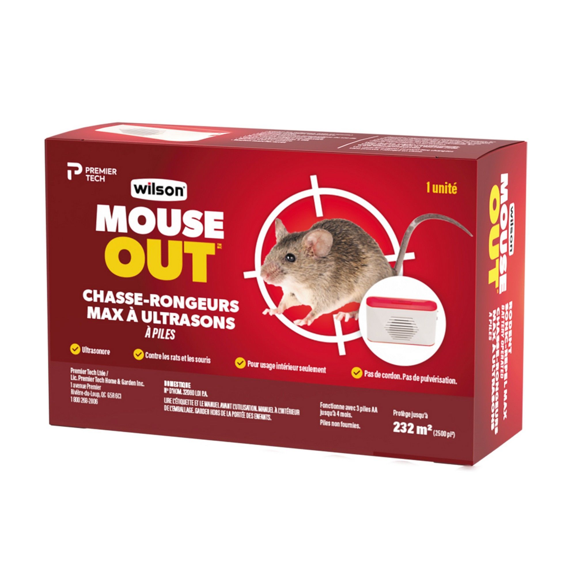 Répulsif à souris Rodents Away pour roulottes - Boutique en ligne