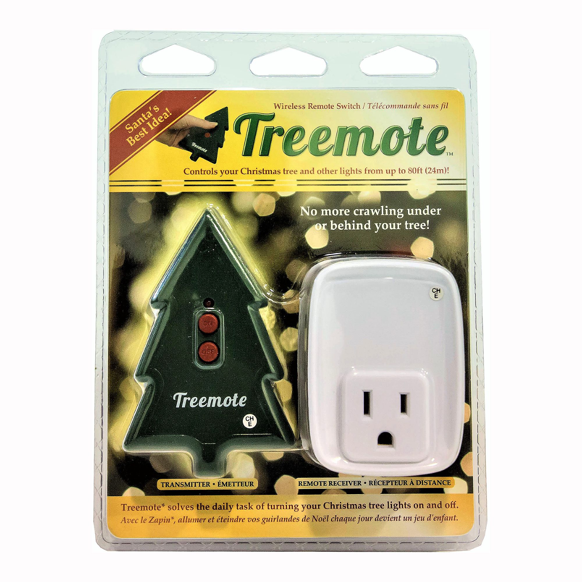 Treemote wireless Christmas light switch