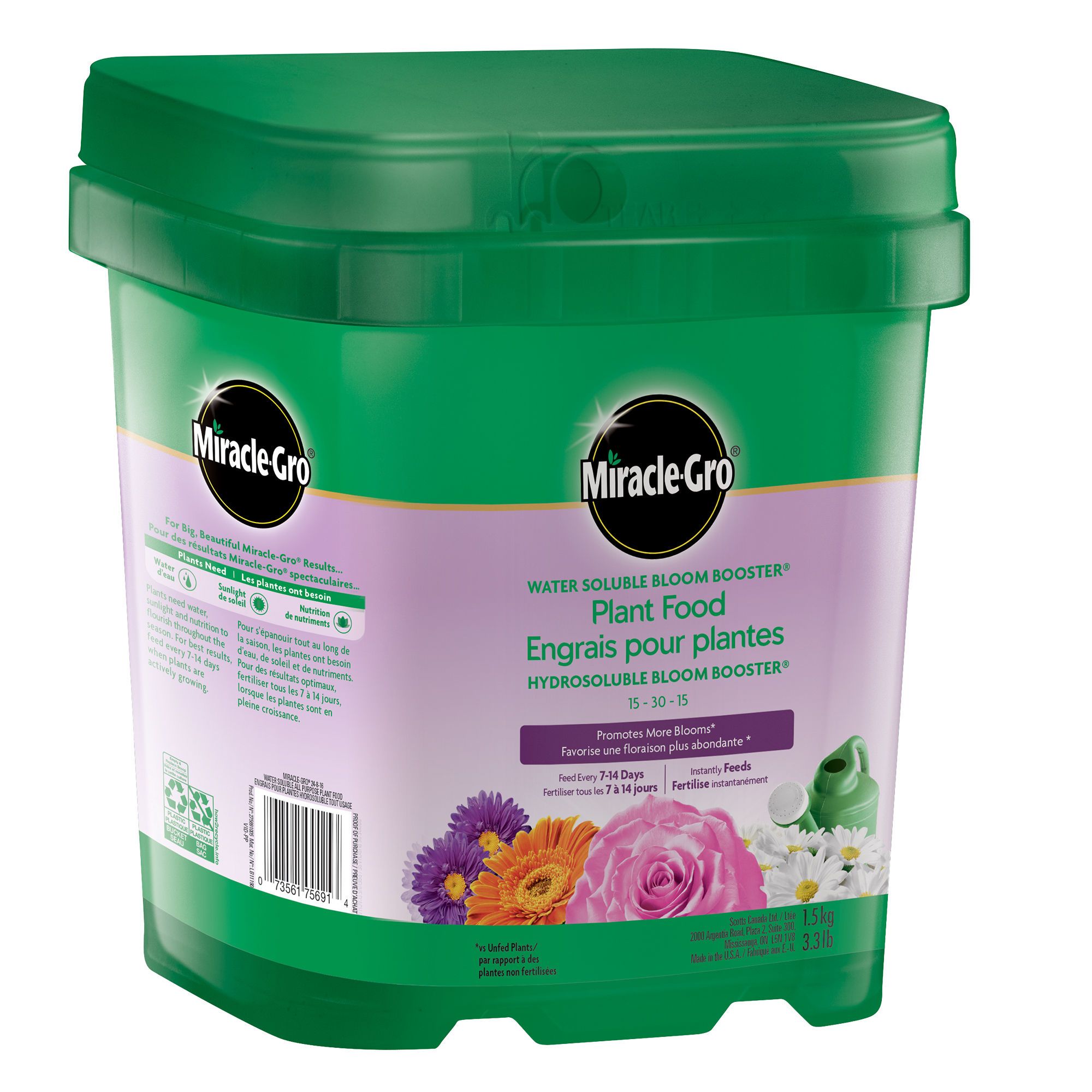 Ultra Bloom Water Soluble 15-30-15 Plant Food - 1.5 kg from MIRACLE-GRO