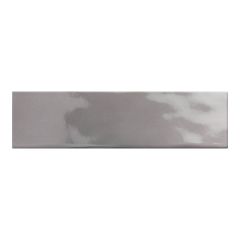 Tuile de céramique murale, Eternity, fumée, lustré, 3" x 12", 10,76 pi², 44/pqt