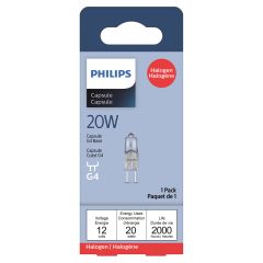 Ampoule halogène à capsule T3 de 20 W à culot G4