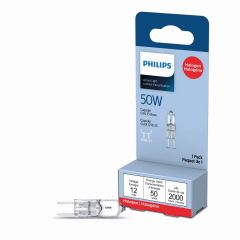 Ampoule halogènen, 50 W, capsule T3, GY6.35