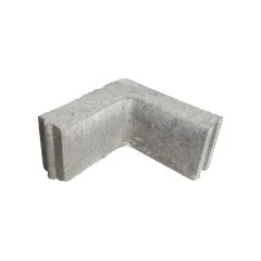 Coin de bordure universelle en béton, 8"