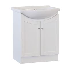 Meuble-lavabo Priam, 30", fini blanc