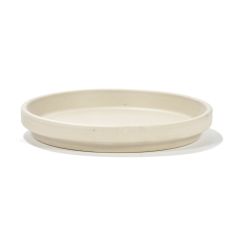 Soucoupe standard en granit, blanc, 13 cm