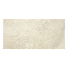 Tuile de porcelaine, plancher et mur, Hayden, os, mat, 12" x 24"