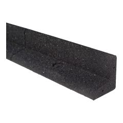 Bordure de paysagement Ecoborder, en caoutchouc, 4', noir