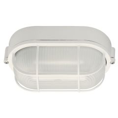 Outdoor Wall Light - 8.25" x 4.13" x 4.38" - White