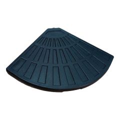 Umbrella Base Section - Concrete-Filled - 19" x 19" - Black