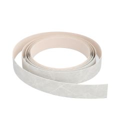 Bande de chant pour comptoir stratifié, 1,32 m, Marbre Blanc