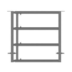 Galvanized LV4 Panel - Adjustable 1-2 m - 1 Spacer - 60 mm Tube