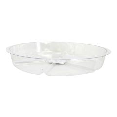 Soucoupe ronde transparent pour pots, 6"