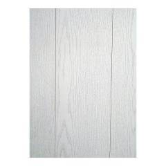 Pré-finis sur MDF,  4' x 8', blanc frêne