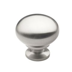 Buffalo Contemporary Metal Knob  - Brushed Nickel - 1/Pkg - 32 mm