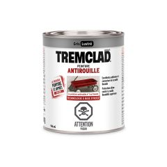 Tremclad Oil Based Rust Paint - Gloss - Grey - 946 ml