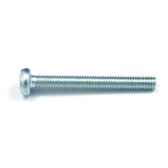 Zinc Plated Machine Screws - Pan Head - M4 x 30 mm - 6/Pkg