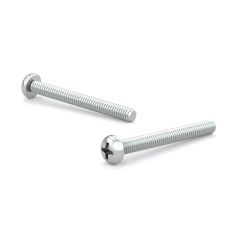 Zinc Plated Machine Screws - Pan Head - 50" - 5/Pkg