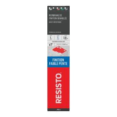 Membrane de finition HR, 1 m x 7 m, gris