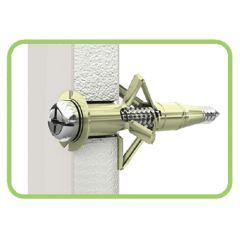Hollow wall anchors with screw  - Zinc - 3" - 6/Pkg
