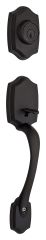 Brentwood Latch Handles, Elements Series, Venetian Bronze