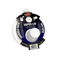 Couvercle avec bec verseur pour contenant de peinture 3,78 l, blanc