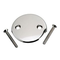2 holes overflow plate