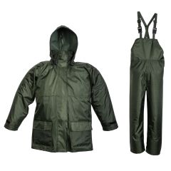 Rip-Stop Rain Suit - Green - Size Large