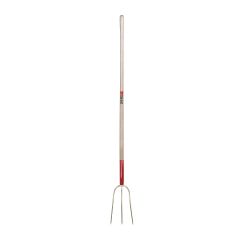 Hay Fork - 3 Teeth 12" - Forged Steel - Handle 54"