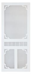 Porte moustiquaire PVC style colonial, 1 1/8" x 33" x 81"