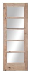 5 Panels French Door - 1 3/8" x 30" x 80"