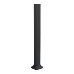 Pool Mounting Post - 3" x 49 1/2" x 3" - Black
