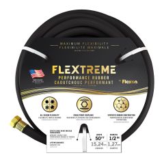 Rubber Hose - 1/2" x 50' - Black