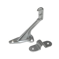 Support de rampe, chrome satiné
