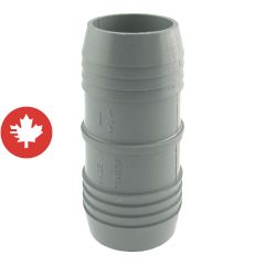 Raccord de plastique, 1 1/2"