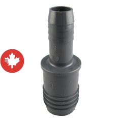 Raccord réduit de plastique, 1 1/4" x 3/4"