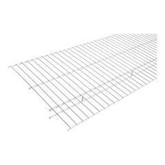 Tablette grillagée, modèle SR, tringle régulière, 16" x 48"