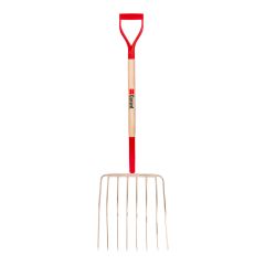 Silage Fork 16" - 8 Teeth - Forged And Hardened Steel