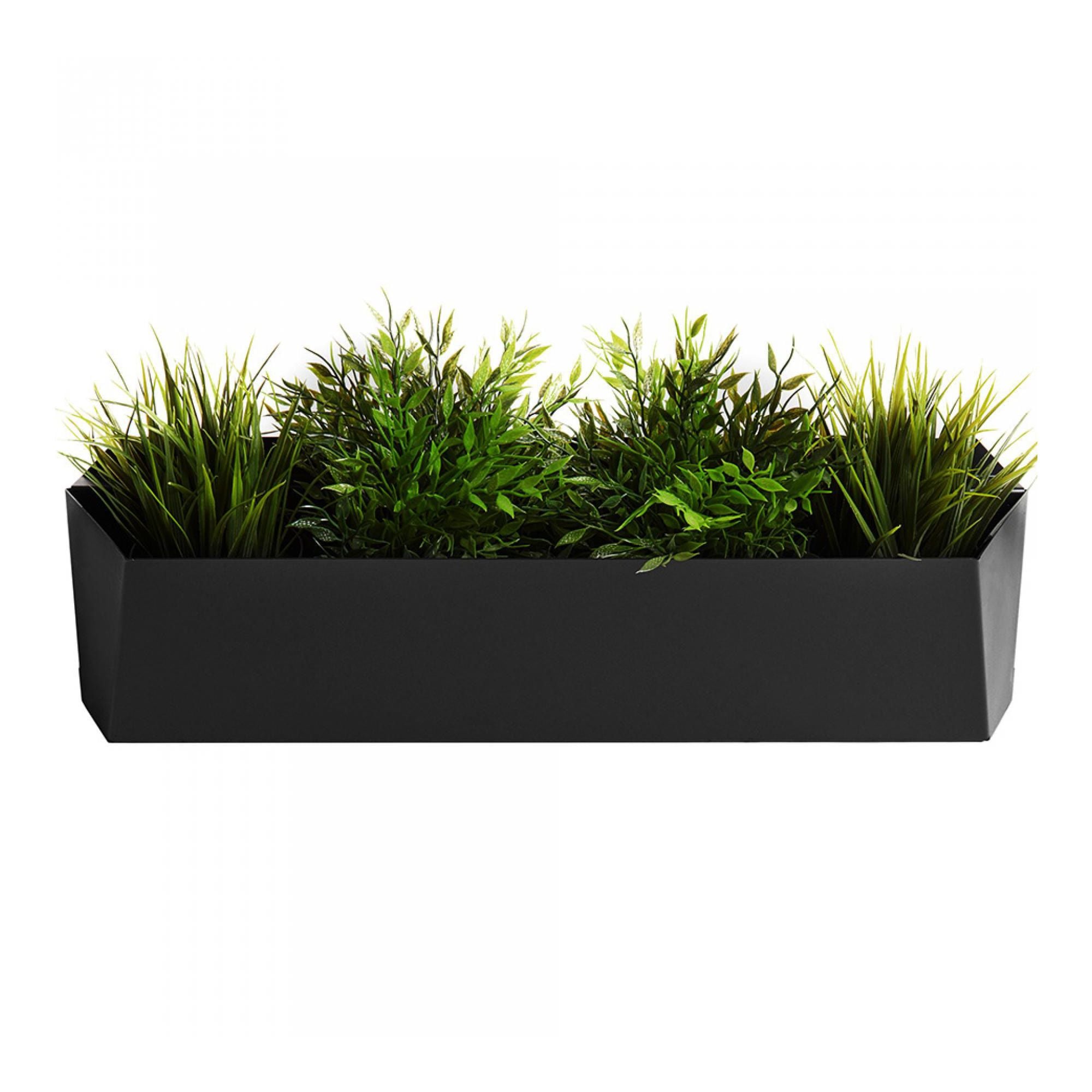 Jardinière, grande, noir