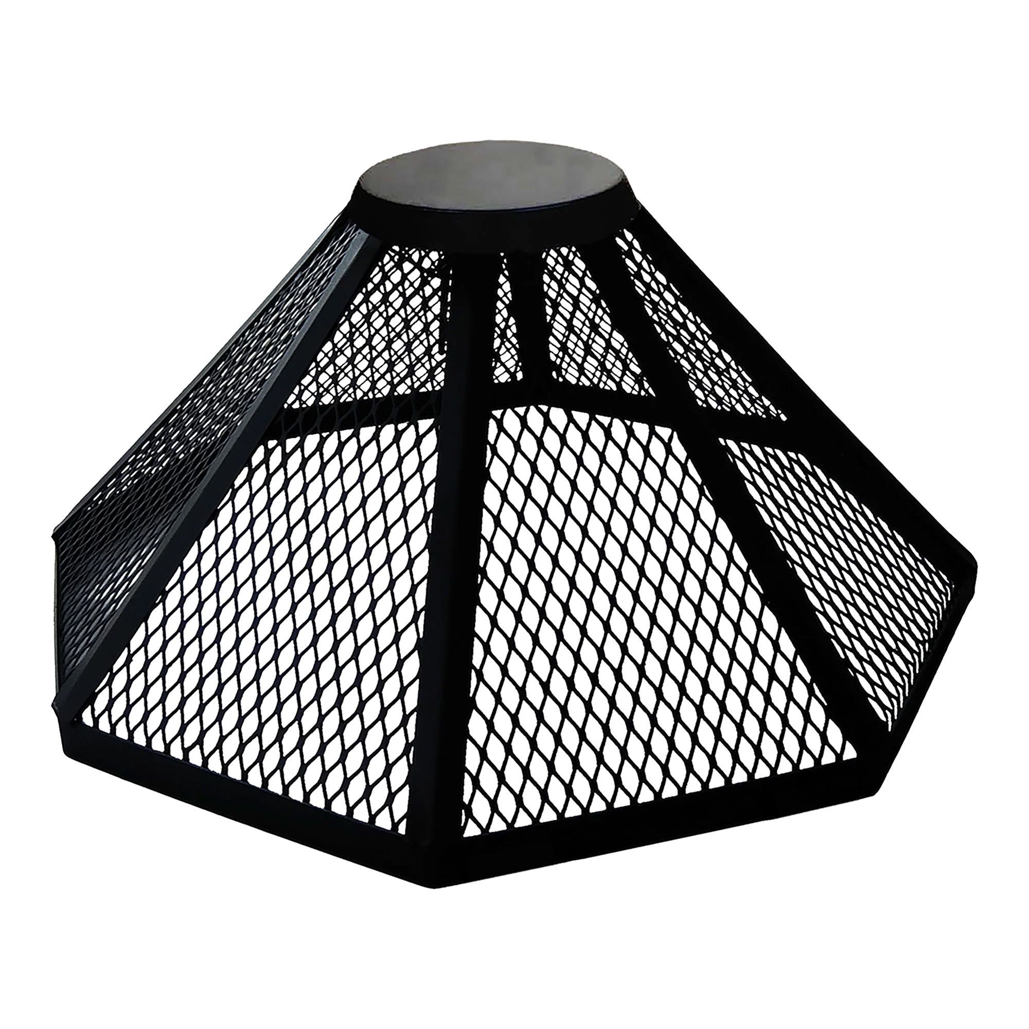 Pare-étincelles BBQ, Acier noir en boîte