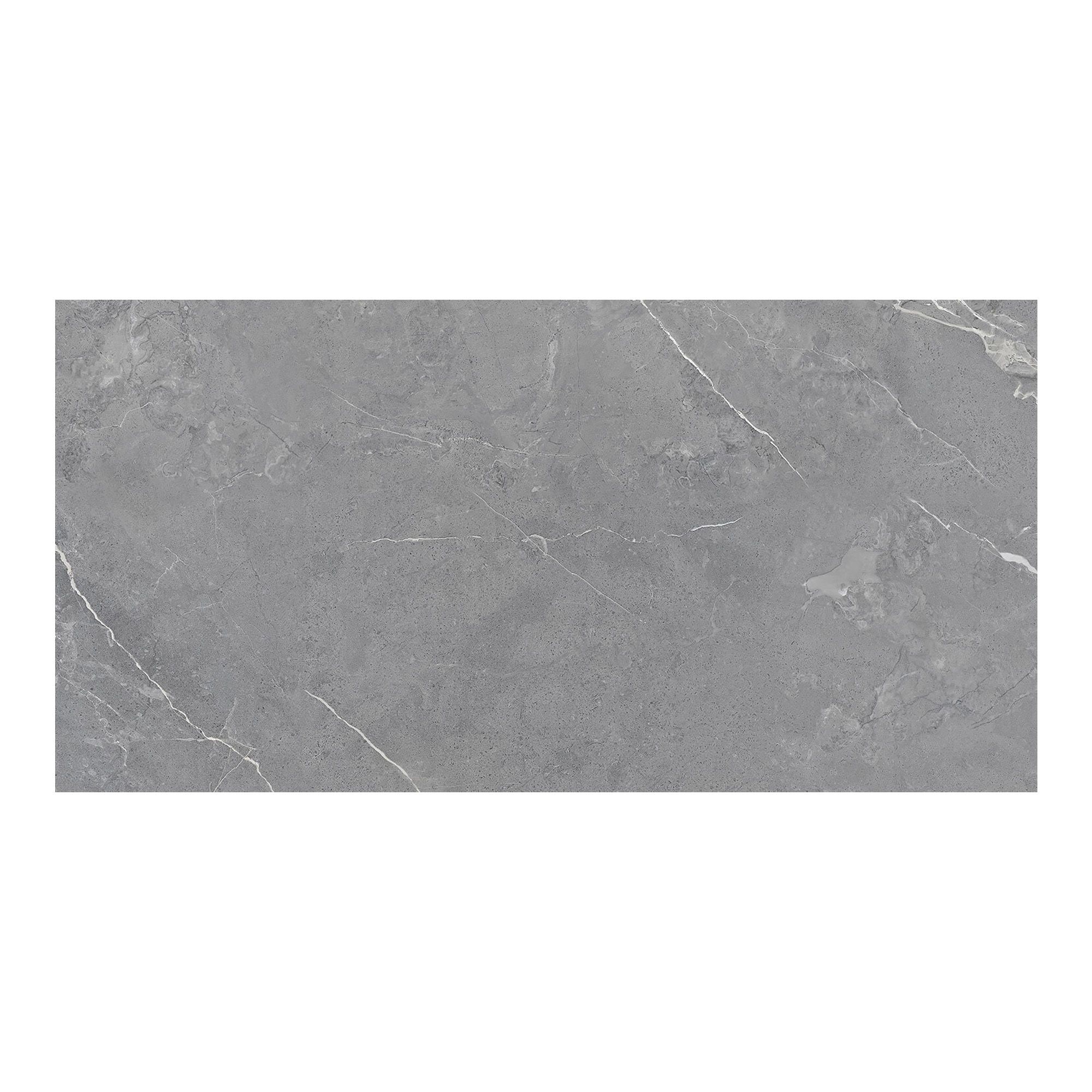 Tuile autoadhésive Marbre gris 32" x 16" X 0.25"