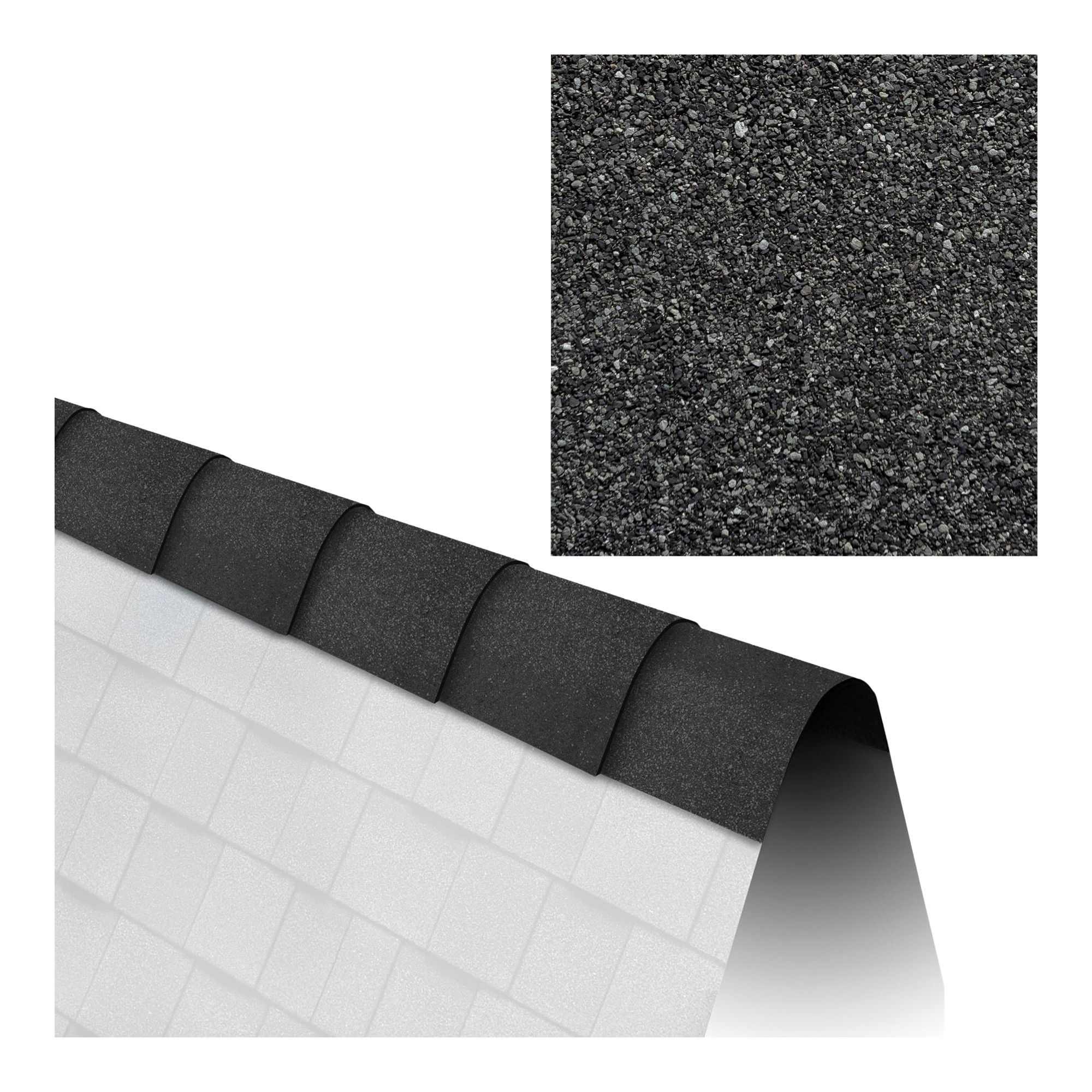 Mont-Blanc Hip & Ridge Shingle, Slate Grey from MATERIAUX BP