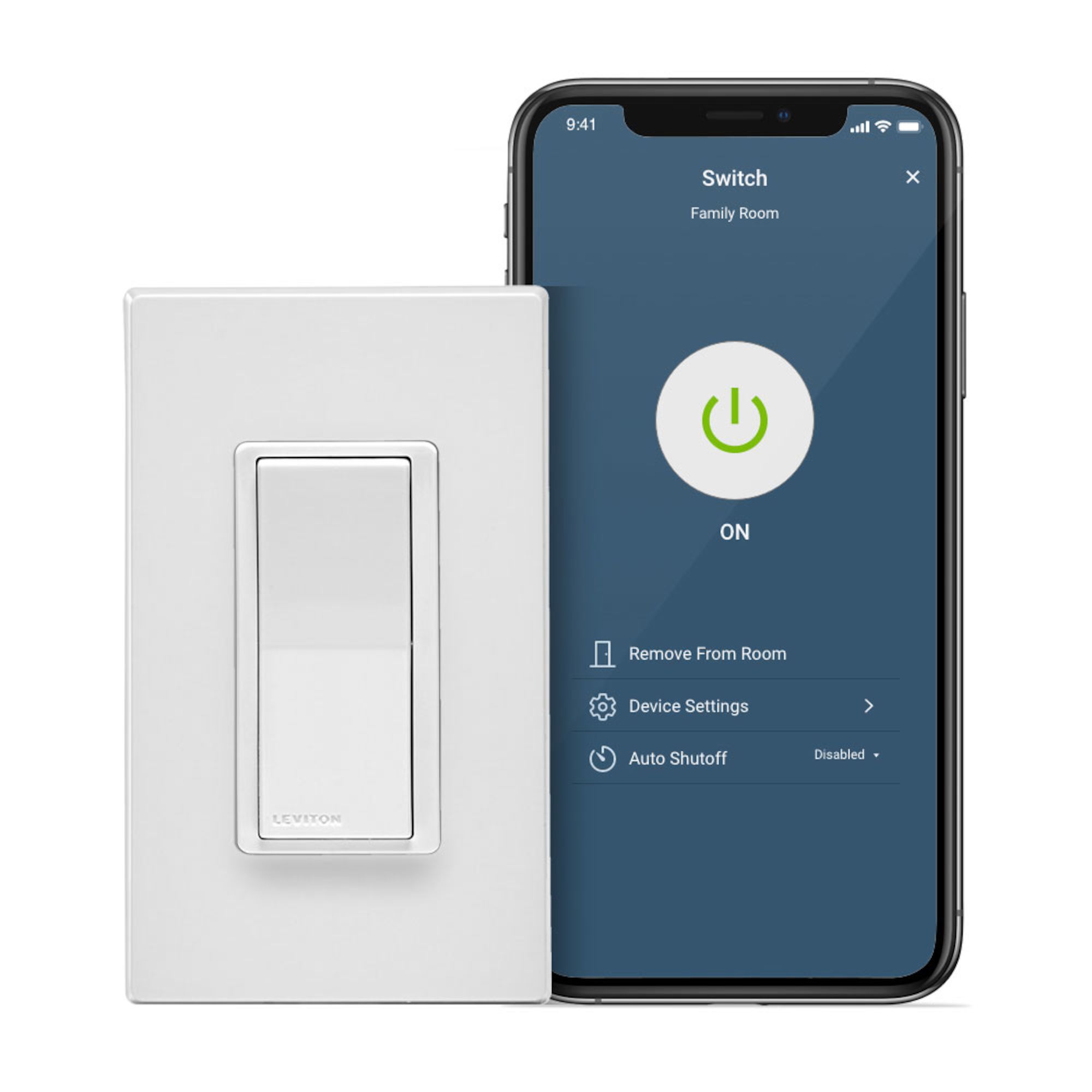 Decora Smart Wi-Fi Switch 2nd Gen 120V 15A in White from LEVITON | BMR