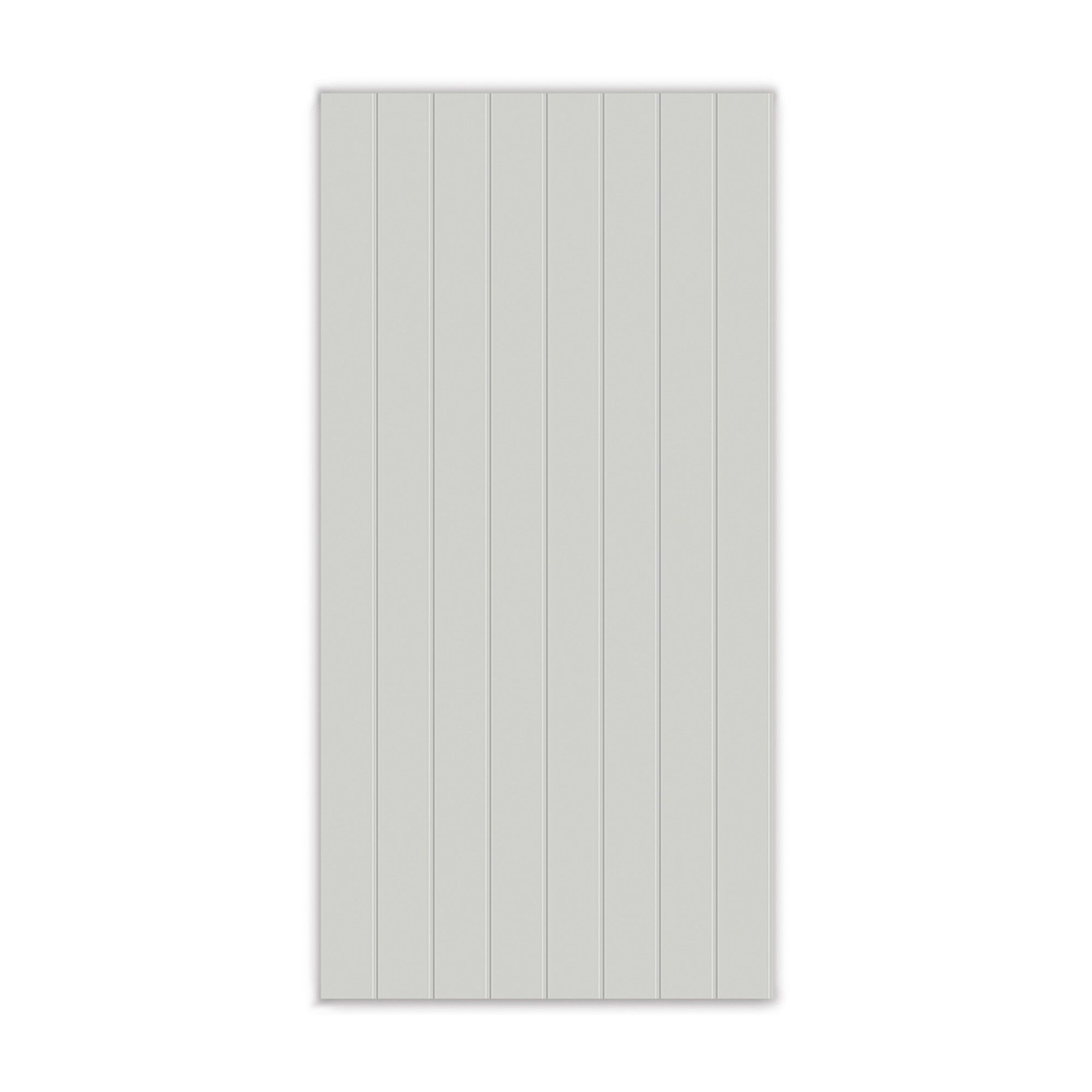 Panneau décoratif, Shiplap/Orleans, 48" x 97", blanc