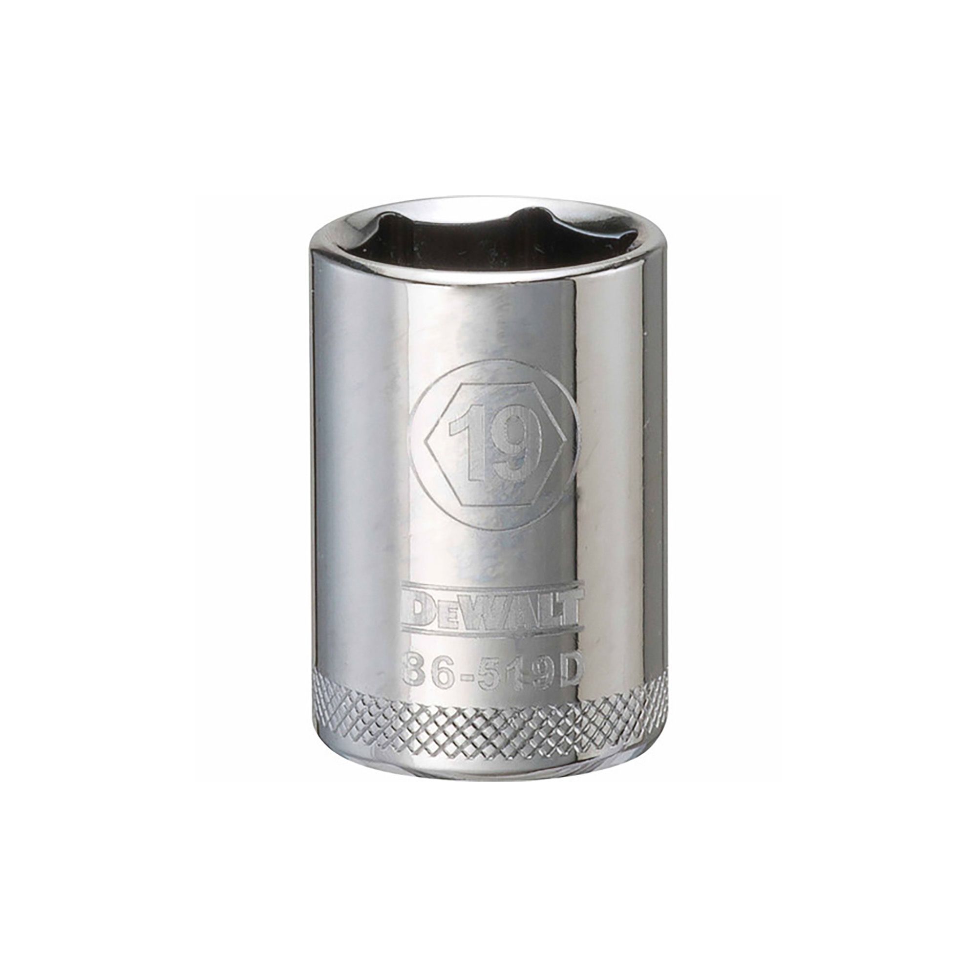 Douille à Choc Simple 1/2 19 Mm 6 Pans - Outil Robuste Pour Clés à Percussion